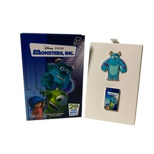 Monsters Inc Pin Set VHS Collection Series 1 3/5 Disney Sulley Limited Release